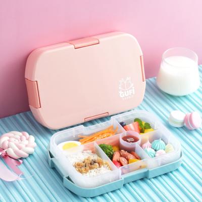 China Microwavable Bento Lunch Box for Adults and Kids Durable Leakproof for On-the-go Kids BPA Free Meal Bento Box for sale