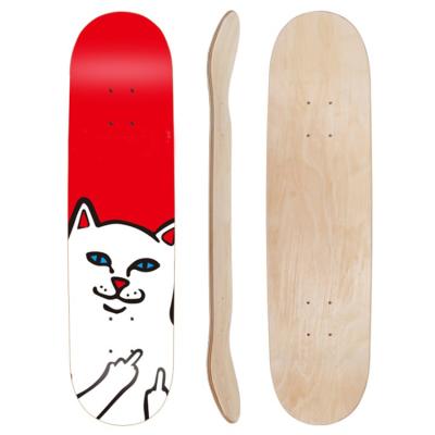 China Outdoor Sports Eco-friendly Skateboard Tool Wooden Blank Board Board Skateboarding Long Wheels Skateboard Deck for sale