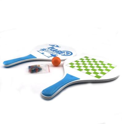 China Outdoor Wooden Beach Tennis Rackets And Chess Are Hot Sellers for sale