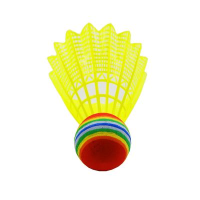 China China Manufacturer Super Durable Yellow Nylon Foam Badminton Shuttlecock for sale