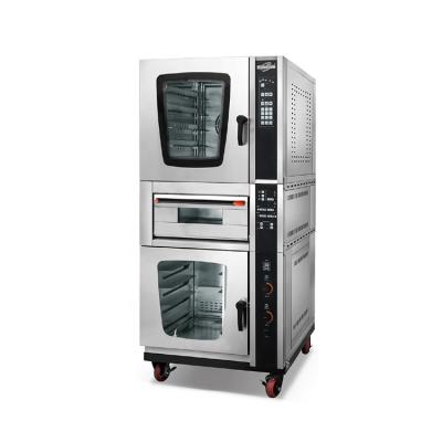 China Vegetable Processing Plant Range Convection Oven Luxury Deck Baking Oven And Proofer for sale