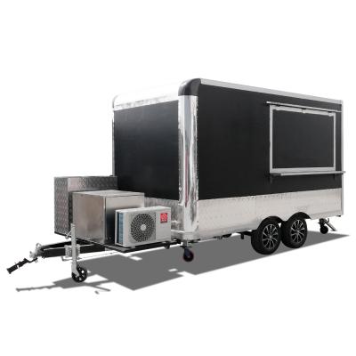 China Mobile Processing Plant UKUNG Hamburger Vegetable Trailer Truck With With Cold Drinks, Customized Food Vending Truck for sale