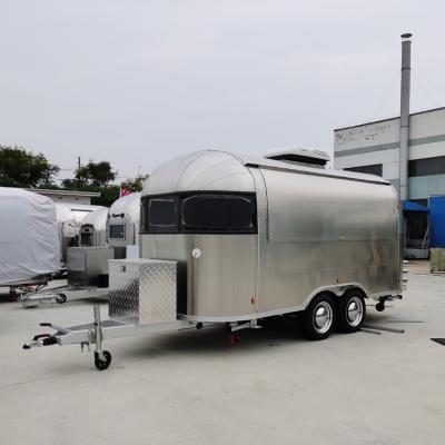 China Well-known UKUNG vintage style airstream food vegetable trailer from processing factory in hot sale,airstream food truck with very cheap price for sale