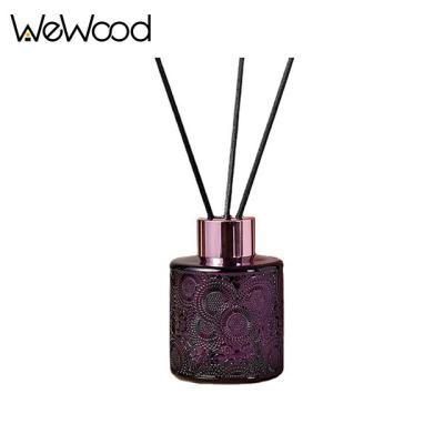 China Wholesale Animal Perfume Reed Diffuser With Fashionalbe 100ml Luxury Hotel Perfume Glass Bottle Wooden Package Set for sale