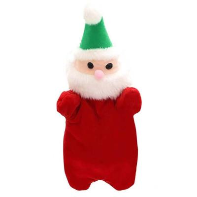 China Kids Play& Gift Puppet Finger Toys Soft Plush Children Hand Puppet Doll Christmas Hand Puppet Anime Plush Interactive Toy for sale