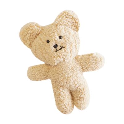 China Promotion & Lovely Soft Baby Gifts Kids Birthday Love Cookie Bear Pendant Key Chain Plush Toy Teddy Bear Doll for sale