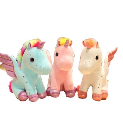 China Gift & Lovely Unicorn Plush Keychain Plush Promotion Rainbow Key Chain for sale