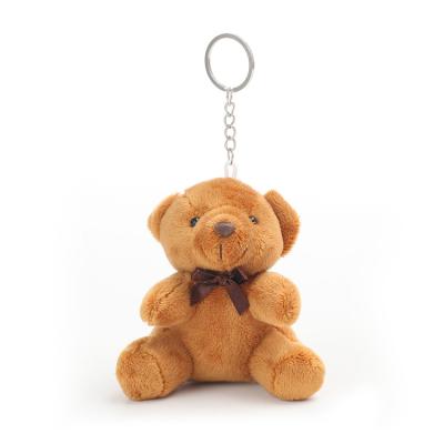 China Promotion & wholesale cute gifts custom toy mini stuffed key chain teddy keychain plush bear for sale