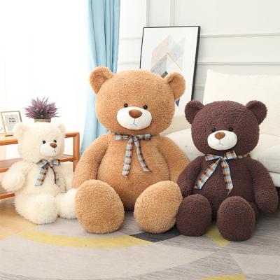 China Promotion & Wholesale Big Gifts Colorful Big Bear Stuffed Teddy Bear Plush Toy For Kids for sale