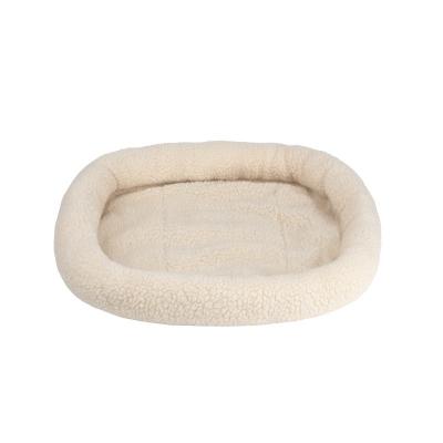 China Travel Maker White Round Pet Mat for Cats and Dogs Universal Thick Sponge Bottom Machine Washable Pet Bed Product for sale