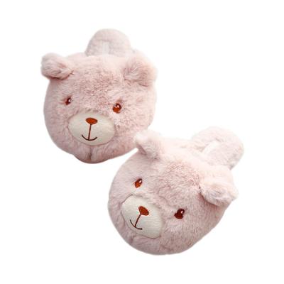 China Anti-Smell Manufacturer New Cute Bear Slippers Women And Men's Cartoon Key Slippers for sale