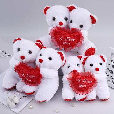 China Gift & promotion wholesale personalized soft plush valentines San white teddy bear for sale