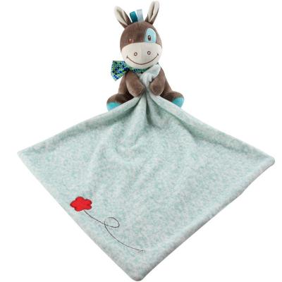 China Custom Made Bib Child Safe Cozy Plush Baby Plush Toys Soft Towel for 100% safty for sale