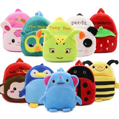 China New Plush Stuffed Plush Kids Baby Toddler School Bags Backpack Kindergarten Schoolbag For Girls for sale