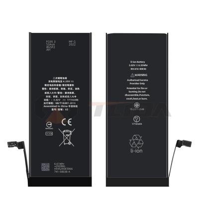 China Mobile phone lithium battery spare parts for Iphone 6s 3580mah battery printed logo for sale