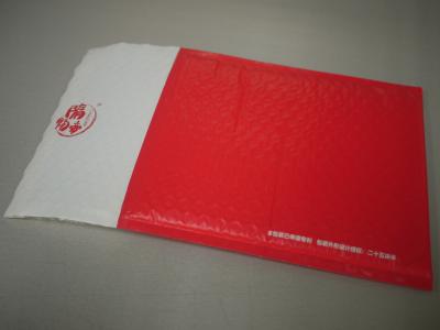 China Red Bubble Lined Poly Mailers 10.5 X 16 Puncture Resistant Shock Proof for sale