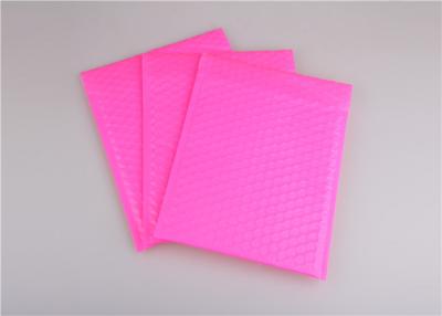 China Poly Pink Bubble Mailers Bags , Bubble Mailing Envelopes Colorful For Packaging for sale