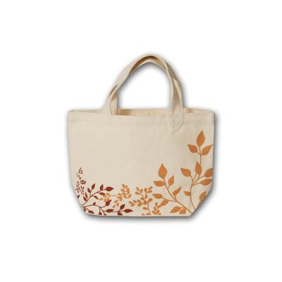 China Colorful Short Lunch Handle Canvas Tote , Women Canvas Tote  340g/㎡ Cotton for sale