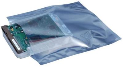 China Waterproof Anti Static Bag 3x10 Inch Silver Semi Transparent Open Top for sale