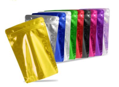 China Thick PE Aluminium Foil Ziplock Pouches , Resealable Plastic Bags Zipper for sale