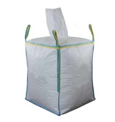 China Flat Bottom Woven Polypropylene Bags / One Ton Bulk Bags For Microsilica for sale