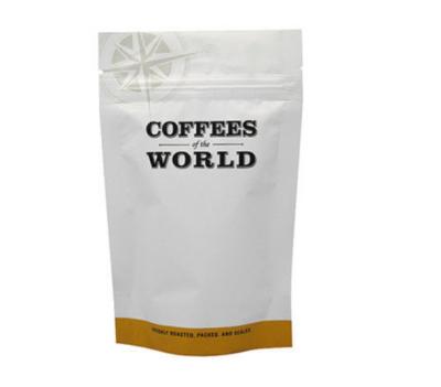 China Stand Up Coffee Packaging Bags Side Gusset With Freestanding Bag Format for sale