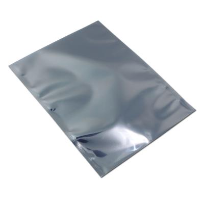 China Shiny Silver Esd Shielding Bags , Static Dissipative Bag With Zipper for sale