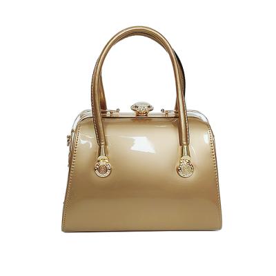 China PU Products China Top Brand Promotion Gift Patent Leather Business Lady Handbags for sale