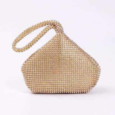 China Polyester Best Seller Flapper Women Ladies Gold Clutch Evening Clutch Bag For Party Evening for sale