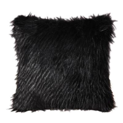 China Long Faux Fur Fox Fur Office Living Room Sofa Decorative Pillow for sale