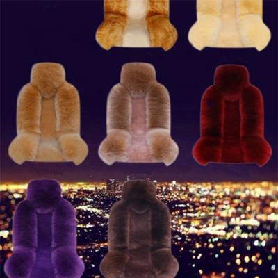 China Long Wool Fur Sports Sheepskin Car Seat Covers 100% Auto Trim for sale