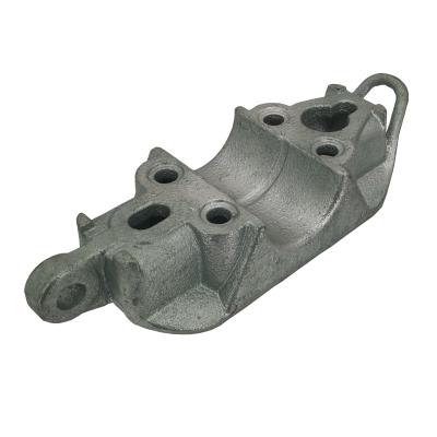 China Industry Iron Casting Electric Power Fittings Clamp Part With Hot Galvanizing Part for sale