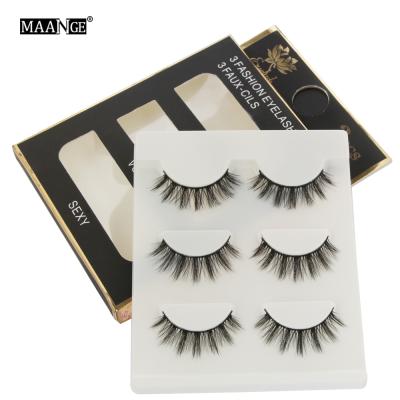 China Natural Long Most Popular Best Quality Large Customize Cruelty Free Faux Mink Lashes for sale