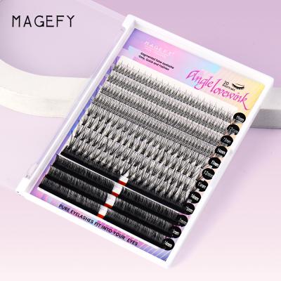 China Natural Soft/Stunning Soft Silk Lashes/Easy To Use Eyelash Extension by MAGEFY Supplies Wholesale Lashes Master Mixed Tray Individual Eyelash Extensions Kit for sale