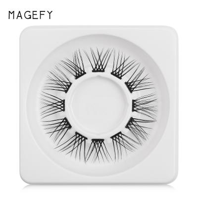 China Natural Soft/Super Soft Silk Lashes/Magefy Easy To Use Lash Extensions Pbt Synthetic 3d 4d 5d Volume Korean Bulk Eyelashes False Lashes for sale