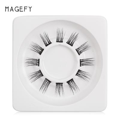 China Natural soft/super soft silk wicks/easy to use Magefy Premade 5d eyelash volume fans whips Russian long rod volume eyelash extension for sale