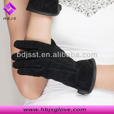 China Single Glove Factory Custom Made Suede Pigskin Leather Gloves Patterns 100% Leather Gloves for sale