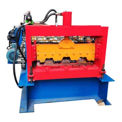 China Building Material Shops Automatic Floor Deck Roll Forming Machine for sale