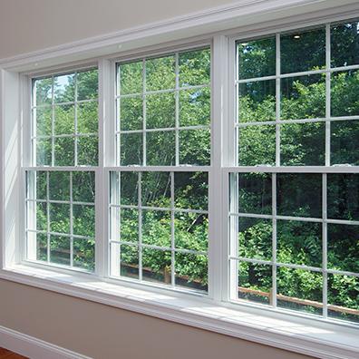 China Sliding BFP America Style Hung Window UPVC Single Slide Window Tempered Double Glazed Vertical Sliding UPVC Windows for sale