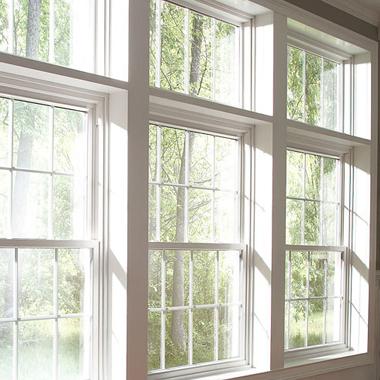 China Sliding Style Hung Window Tempered Double Glazed Single UPVC Vertical Sliding Windows from BFP America for sale