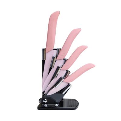 China Viable Hot Selling Knife Ceramic Paring Knife 3 Inch Rose Fruit Ceramic Knife for sale