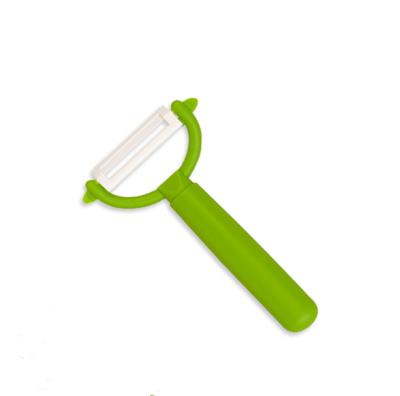 China Sustainable Zirconia Ultra Sharp Blade White Ceramic Vegetable Peeler Peeling Tool for sale