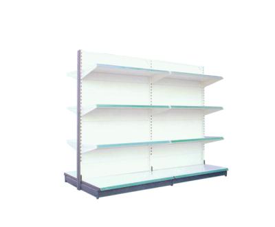 China Factory Supplier Double Sided Retail Supermarket Shelves Food Grade Grid Advertising Display Stands for sale