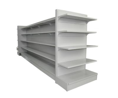 China Supplier Steel Double Sided Shelf/Display Rack Supermarket Shelves Shop Shelves Gondola Rack For Store for sale