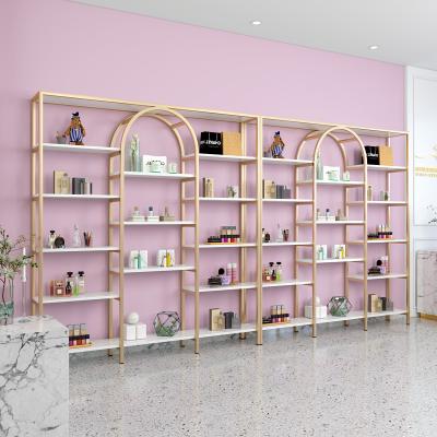 China Iron cosmetics showcases cabinet use high quality materials and workmanship be customized for you for sale