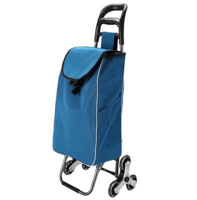 China Unveiling 6 Climb Nylon Stair Wheels Oxford Shopping Trolley Bags With Wheel for sale