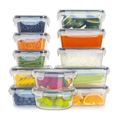 China Freshness Preservation BPA Free Food Container With Lid Microwave Dishwasher Instant Food Safe Storage Set Mini Lunch Box Value Pack for sale