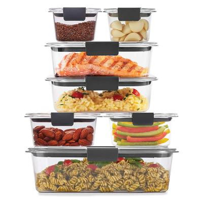 China Freshness Preservation Clear Air Tight Easy Open Lids Cereal Storage BPA Free Leakproof Food Container for sale