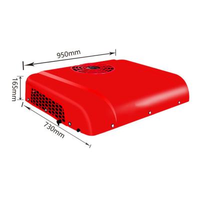 China Caravan Car Truck Boat 2KW 24V Aluminum Housing Hybrid Parking Air Conditioner for sale