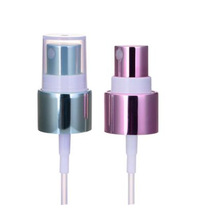 China Non Spill Luxury Aluminum Crimp Perfume Sprayer With Cap 15mm 18mm 20mm Mist Sprayer Pump for sale